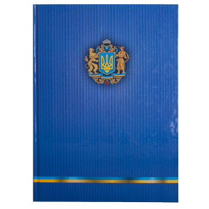 Книга обліку А4 96 аркушів Українська символіка Buromax BM.2400-38