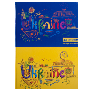 Книга учета А4 96 листов Украинская символика Buromax BM.2400-38