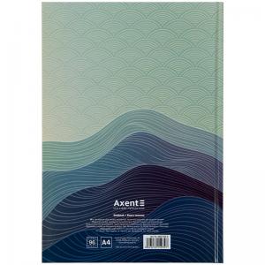 Книга записная А4 Waves 96 листов в клетку AXENT 8422-A - Фото 7