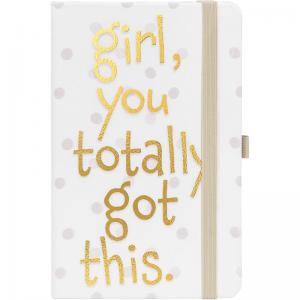 Книга записная AXENT Partner 8617-09-A 125х195 мм 96 л Girl you totally got