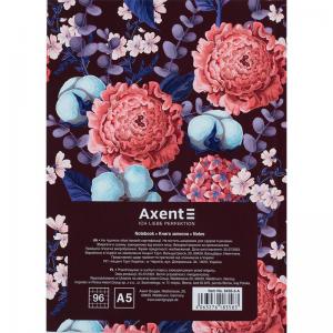 Книга записная А5 AXENT Bloom 8456 96 листов в клетку - Фото 10