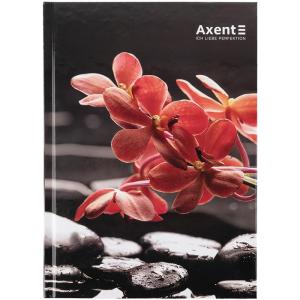 Книга записна AXENT А5 96 аркушів у клітку Red and Black 8457-A