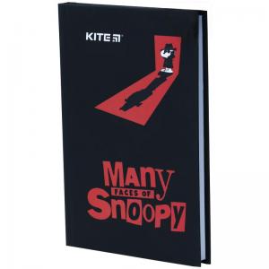 Книга записна Kite Snoopy 80 аркушів A6 клітинка тверда обкладинка SN21-199 - Фото 2
