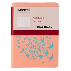 Книга записная Partner Soft Mini А6 80л клетка Axent 8302-A