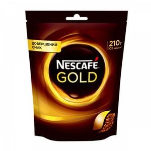 Кофе растворимый Nescafe Gold мягкая упаковка 210г 10652081