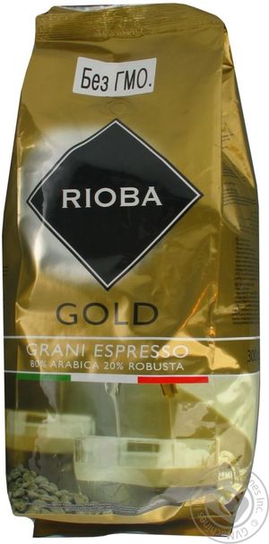 Кофе Rioba Голд арабика в зернах 3000г M.289718