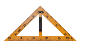 Комплект вимірювальних приладів TEACHER для шкільної дошки (5 предметів) ZiBi ZB.5699 жовтий - Фото 4