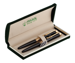 Комплект ручок в оксамитовому футлярі Н R35001.H.RF Regal - Фото 2