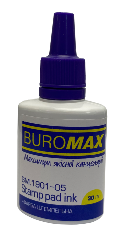 Фарба штемпельна 30мл Buromax BM.1901