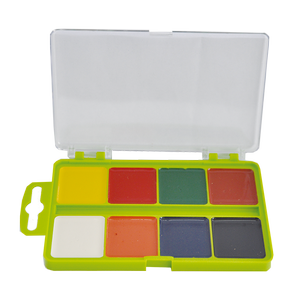 Краски акварельные 8 цветов пластиковая коробка Zibi ZB.6519 - Фото 8