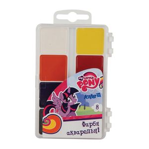 Фарби акварельні б/к 8 кольорів Little Pony Kite LP17-065
