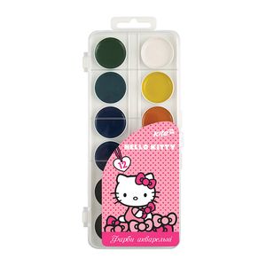 Фарби акварельні б/к Hello Kitty 12 кольорів Kite HK17-061