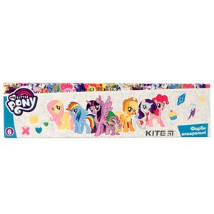 Краски акварельные в карт.упаковке My Little Pony 6 цветов Kite LP19-040 - Фото 2