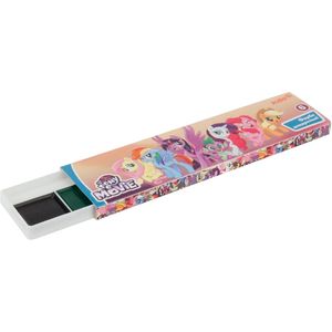 Фарби акварельні в картонній упаковці 6 кольорів Little Pony Kite LP17-040