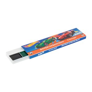 Краски акварельные в картонной упаковке б/к 6 цветов Hot Wheels Kite HW17-040