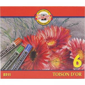 Крейда-пастель KOH-I-NOOR TOISON D OR 6 кольорів 8511