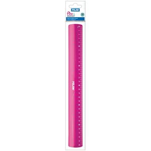 Лінійка пластикова 30 см, рожева MILAN 353801P