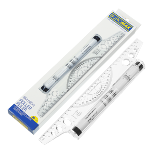 Лінійка-рейсшина роликова 30 см Buromax BM.5834