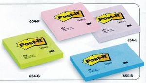 Листки для нотаток POST-IT кольорові 100 аркушів