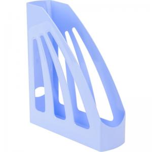 Лоток для бумаги вертикальный 75х245х280 мм пластиковый голубой Pastelini AXENT 4045-22-А