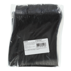 Ложка столовая одноразовая черная Buroclean EuroStandart 18см 100шт 1080224