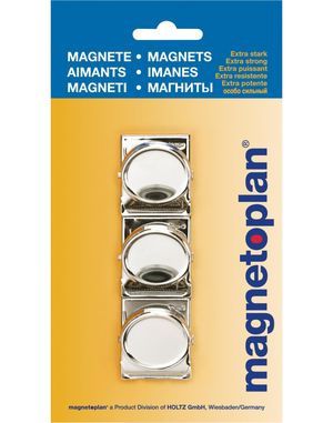 Магниты-клипсы 35x35/0.1 Magnetoplan Magnetclip Set 16670