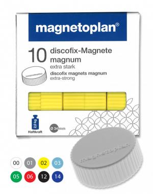Магниты круглые 34/2 Magnetoplan Discofix Magnum Assorted Set 1660010 - Фото 13