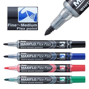 Маркер д/д Maxiflo Flex-Feel 1-5 mm Pentel MWL5SBF-ВX червоний