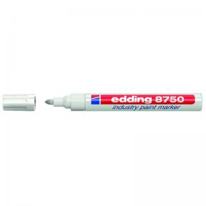Маркер лаковий Industry Paint 2-4 мм білий для агресивного середовища Edding e-8750/011