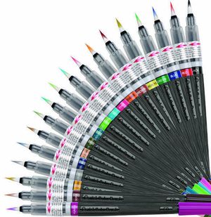 Маркер-кисть для художества Color Brush Pentel ХGFL-150х - Фото 3