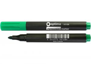 Маркер перманентный OPTIMA 2-3 мм O16128 зеленый