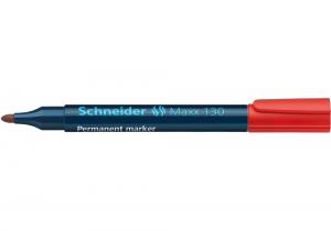 Маркер перманентный SCHNEIDER MAXX 130 S113002 красный 2-3 мм - Фото 3