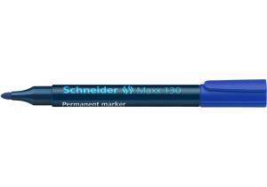 Маркер перманентный SCHNEIDER MAXX 130 S113003 синий 2-3 мм - Фото 3