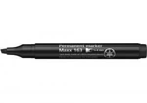 Маркер перманентный SCHNEIDER MAXX 163 S116301 черный 1-4 мм - Фото 2
