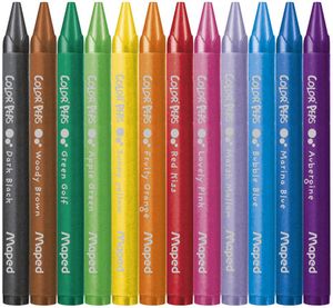 Мелки восковые COLOR PEPS Wax Crayons 12 цветов Maped MP.861011 - Фото 2