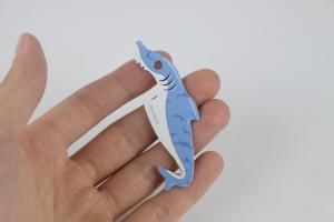 Мини-мультитул EDC box cutter Shark NexTool KT5521Blue - Фото 4