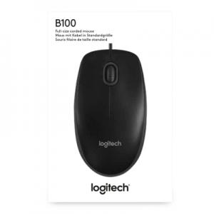 Мышка Logitech Optical Mouse B100 (910-003357) 6061562 - Фото 6