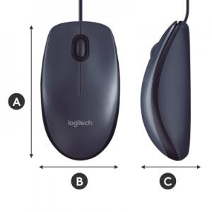 Мышка Logitech Optical Mouse B100 (910-003357) 6061562 - Фото 7