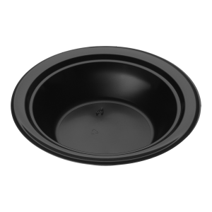 Миска Buroclean одноразовая черная Премиум 350мл 11.4г 50шт в уп EuroStandart 1080123