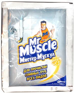 Mister Muscle порошок для прочистки труб 70г 0155010