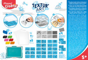 Набір для текстурної творчості ЗАМКИ TEXTUR ART Maped MP.907038 - Фото 2