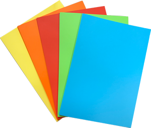 Набор цветной бумаги INTENSIVE, А4, 80г/м2, (5х50/250 листов), BUROMAX BM.27213250-99 - Фото 1