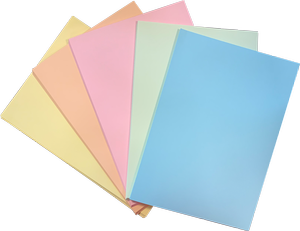 Набор цветной бумаги PASTEL, А4, 80г/м2 (5х50/250 листов) BUROMAX BM.27212250-99 - Фото 1