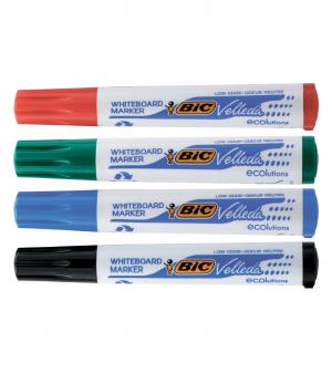 Набір маркерів для сухостиральних дощок Velleda 4 кол. BIC bc904941