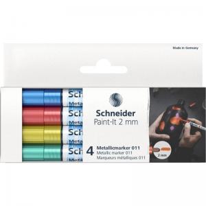 Набір маркерів Schneider Paint-It ML01111502 металік 4 шт. 2.0 мм