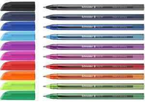 Набір ручок масляних SCHNEIDER VIZZ 0,7 мм, 10 кольорів S102290 - Фото 1