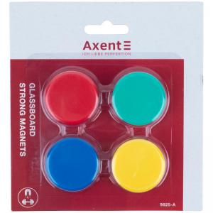 Набор усиленных магнитов Axent для стеклянных досок 30 мм 4 шт. 9825-A
