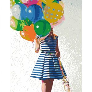 Набір, техніка акриловий живопис за номерами Яскраві кульки ROSA N00013102