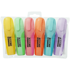 Набір текст-маркерів PASTEL 6 штук BUROMAX BM.8905-96