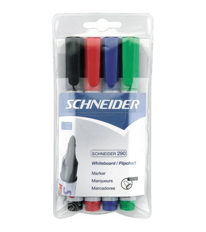 Набор 4 маркера для досок Schneider MAXX 290 S129094
